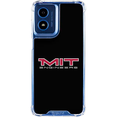 Massachusetts Institute of Technology MIT Engineers Black Moto G 5G (2024) Clear Case